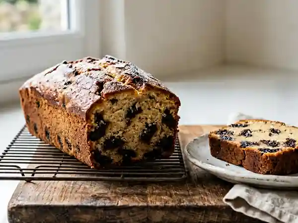 Plum cake moelleux aux fruits - Photo de présentation