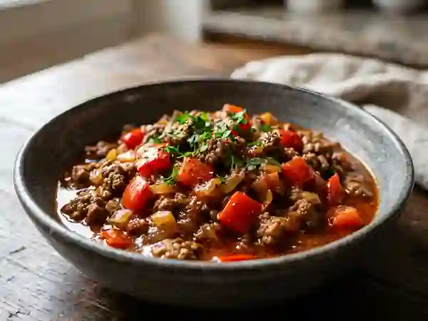 Poêlée de bœuf hongroise au paprika fumé - Photo de présentation