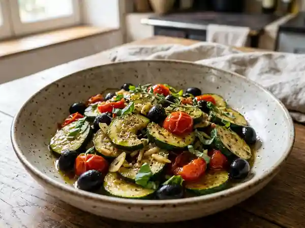 Poêlée provençale de courgettes croquantes - Photo de présentation