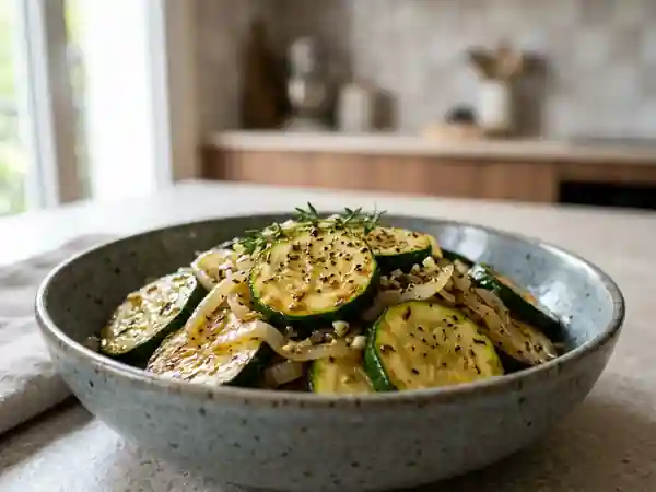 Poêlée de courgettes savoureuse et rapide - Photo de présentation