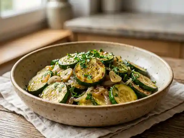 Poêlée savoureuse de courgettes à la Chasselay - Photo de présentation