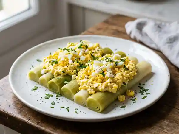 Poireaux Mimosa Fondants - Photo de présentation
