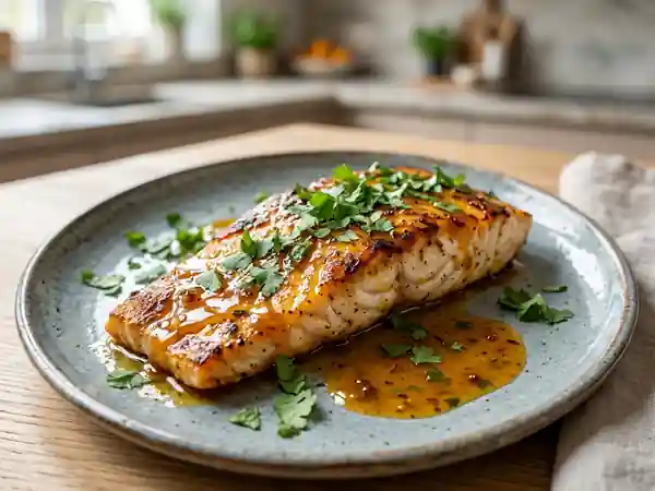 Poisson Glacé à l'Orange et Épices Douces - Photo de présentation