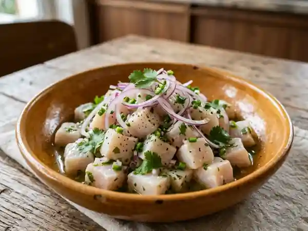 Ceviche mexicain fondant et acidulé - Photo de présentation
