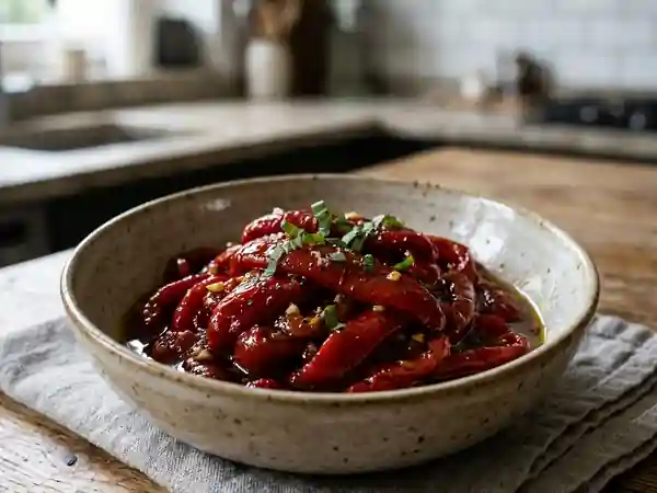 Poivrons confits maison : recette facile et savoureuse - Photo de présentation