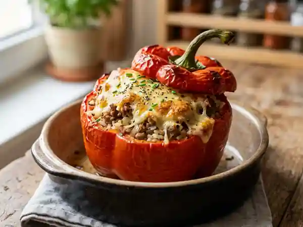 Poivrons Farcis au Comté Fondant - Photo de présentation