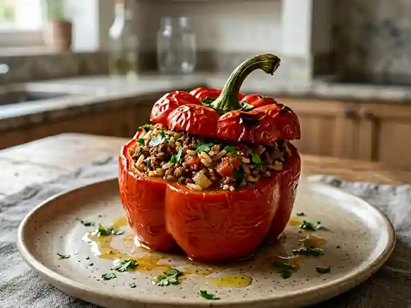 Poivrons fondants à l'orientale - Photo de présentation