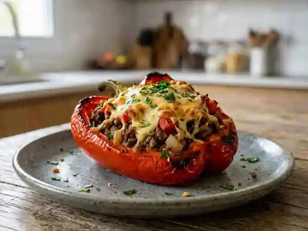 Poivrons farcis express savoureux et faciles - Photo de présentation
