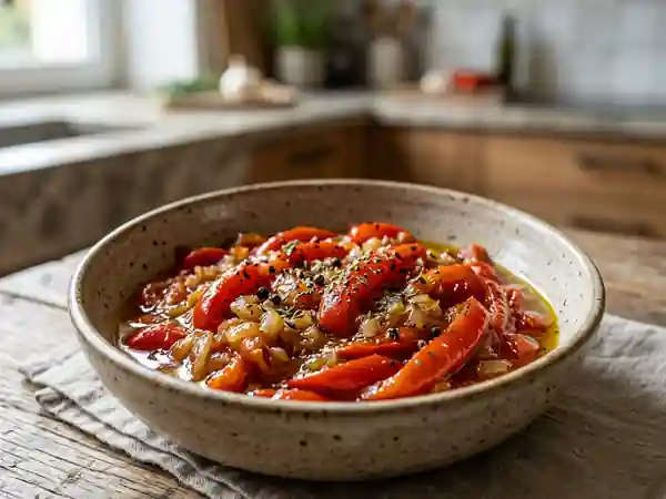 Poivrons Confits à l'Ail et Herbes de Provence - Photo de présentation