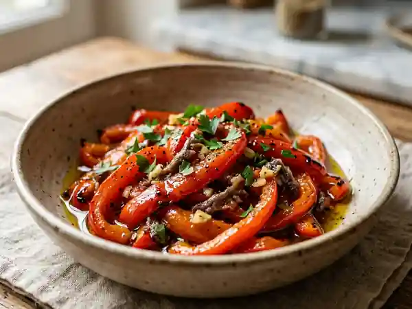 Poivrons Fondants à l'Ail et Anchois - Photo de présentation
