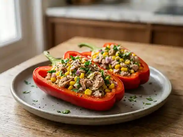 Poivrons Froids Farcis à l'Espagnole : Recette Authentique et Savoureuse - Photo de présentation