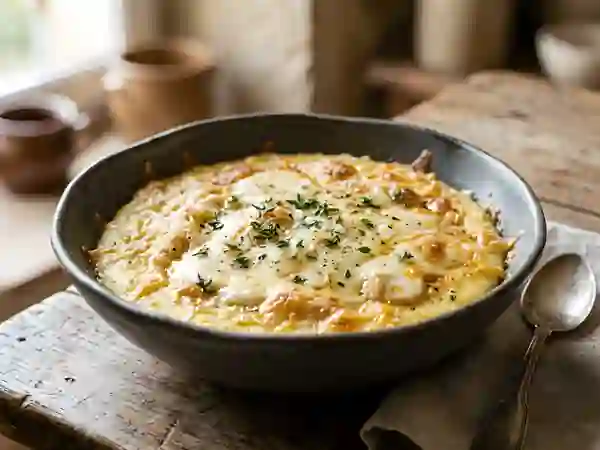 Polenta Crémeuse au Fromage Fondant - Photo de présentation