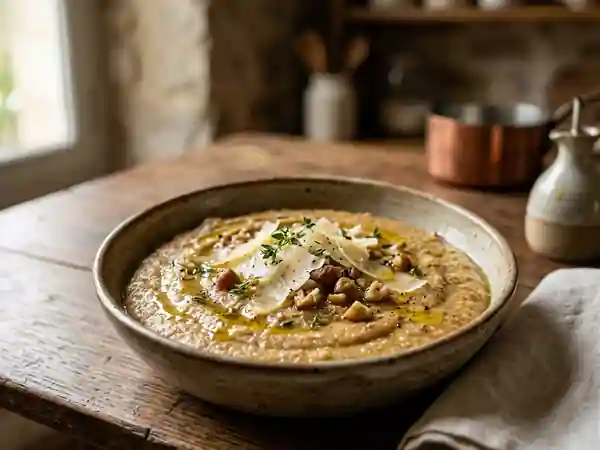 Polenta crémeuse à la châtaigne - Photo de présentation