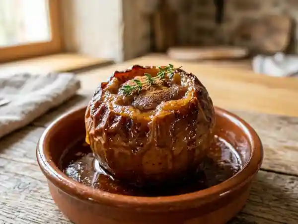 Pommes au four fondantes et caramélisées - Photo de présentation