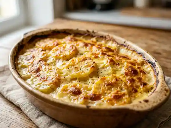 Gratin Picard fondant à la crème et muscade - Photo de présentation