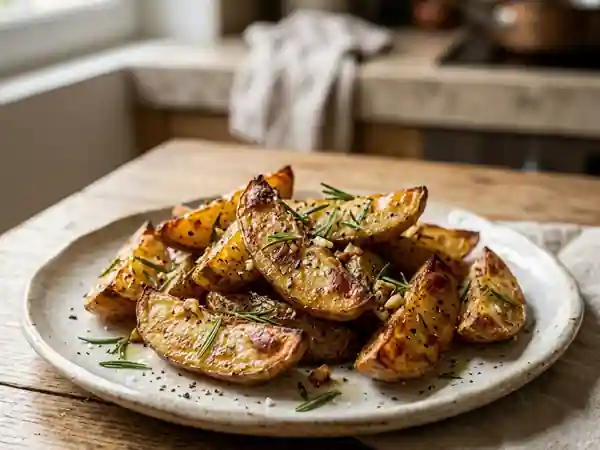 Pommes de terre au four croustillantes et savoureuses - Photo de présentation