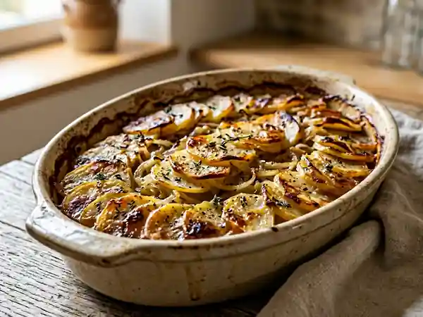 Pommes de Terre Boulangères Traditionnelles : Recette Facile et Savoureuse - Photo de présentation