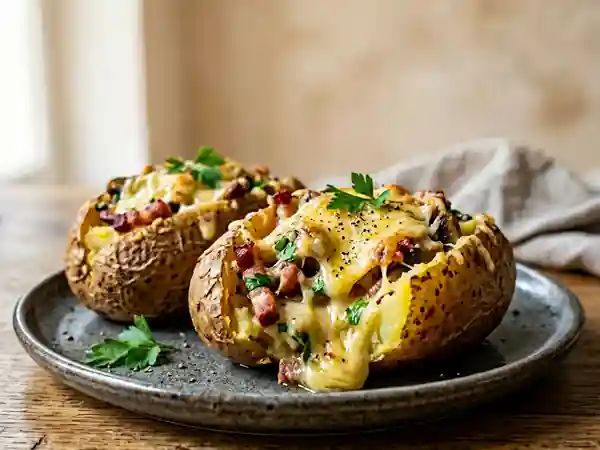 Pommes de terre surprises au gouda fondant - Photo de présentation