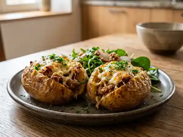 Pommes de Terre Farcies Savoureuses pour les Lendemains - Photo de présentation