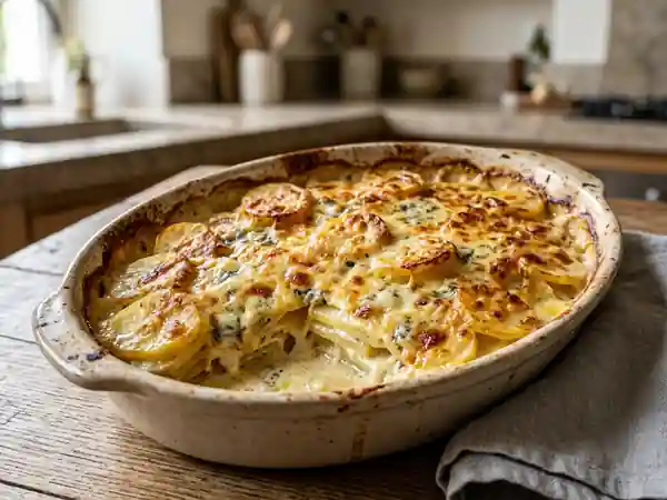 Gratin fondant à la Fourme d'Ambert - Photo de présentation