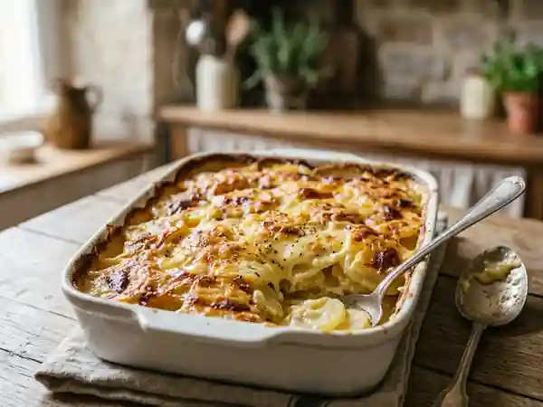 Pommes de terre fondantes au Cantal gratiné - Photo de présentation