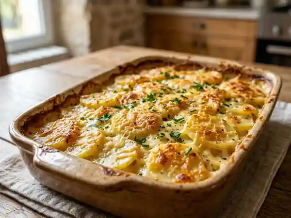 Pommes de terre gratinées au Carré Frais : recette facile et gourmande - Photo de présentation