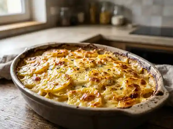 Gratin de pommes de terre à l'Orval fondant - Photo de présentation