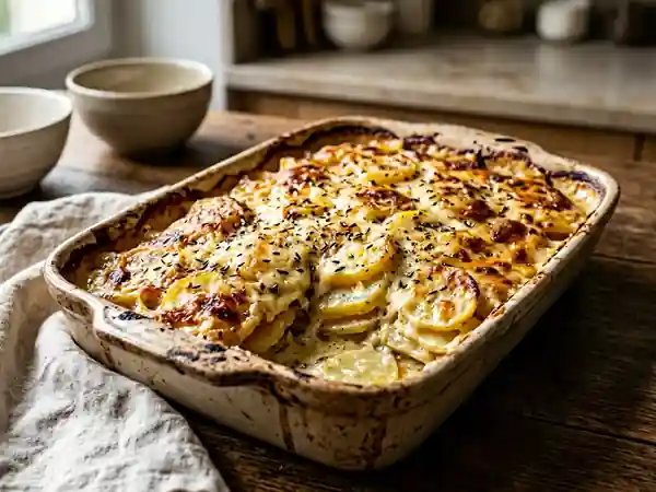 Pommes de terre gratinées au fromage et cumin : recette savoureuse et facile - Photo de présentation
