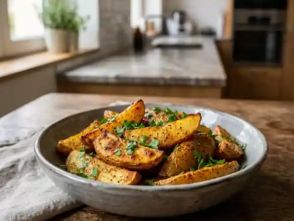 Pommes de terre orientales épicées au four - Photo de présentation