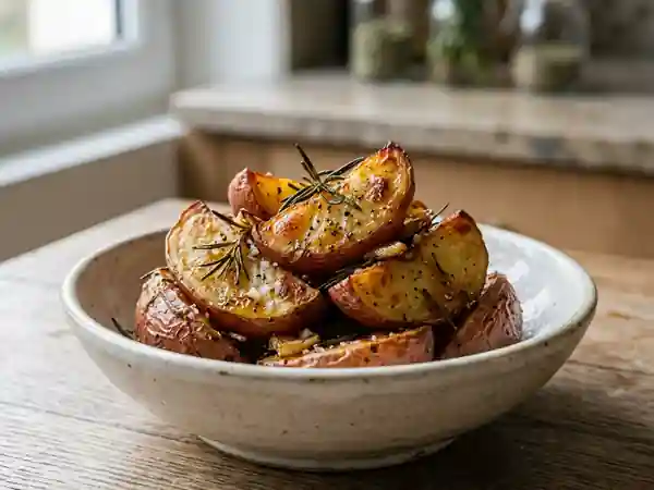 Pommes de Terre Roseval Rôties au Romarin : Recette Savoureuse et Facile - Photo de présentation