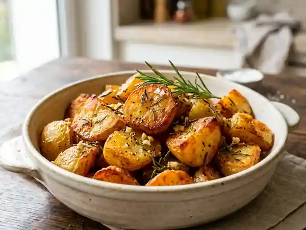 Pommes de terre au romarin croustillantes - Photo de présentation