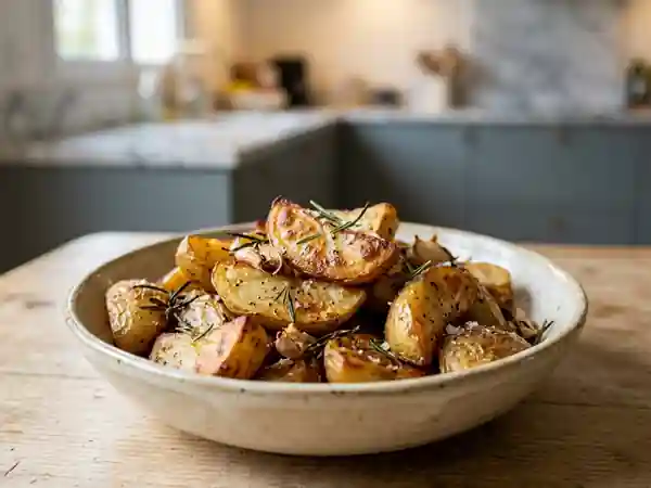 Pommes de Terre Rôties Dorées et Savoureuses pour un Dimanche Parfait - Photo de présentation