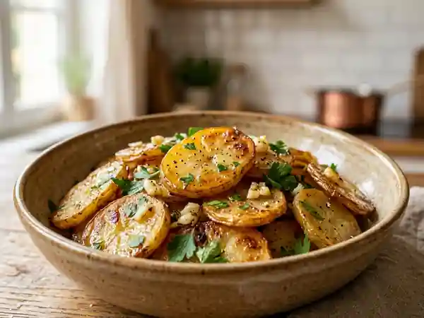 Pommes sarladaises fondantes à l'ail - Photo de présentation