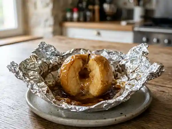 Pommes en papillote au barbecue : dessert fondant et parfumé - Photo de présentation