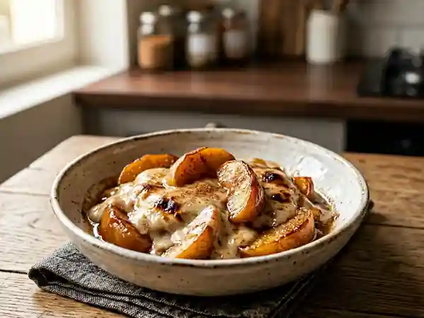 Pommes fondantes à la crème de marron : dessert gourmand et facile - Photo de présentation