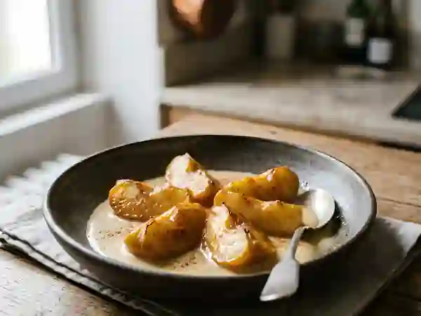 Pommes, crème et Calvados - Photo de présentation