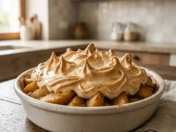 Pommes meringuées fondantes et vanillées - Photo de présentation
