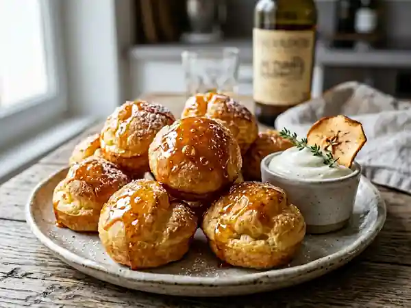 Pommes soufflées au Calvados, l'extase croquante - Photo de présentation