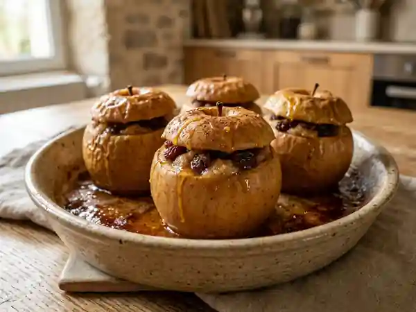 Pommes surprises gourmandes au four - Photo de présentation