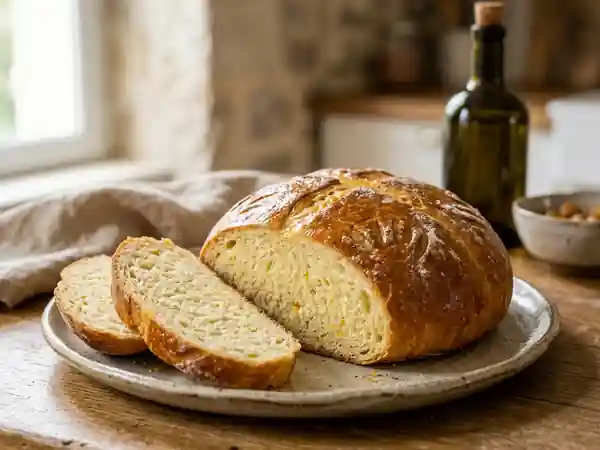 Pompe à l'huile parfumée à la fleur d'oranger : recette traditionnelle provençale - Photo de présentation