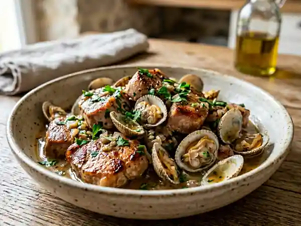 Porc aux coques : recette savoureuse et facile à préparer - Photo de présentation