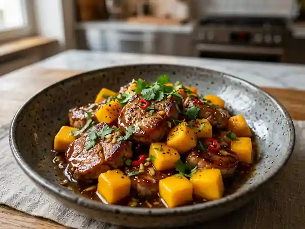 Porc Laqué à la Mangue Fraîche - Photo de présentation