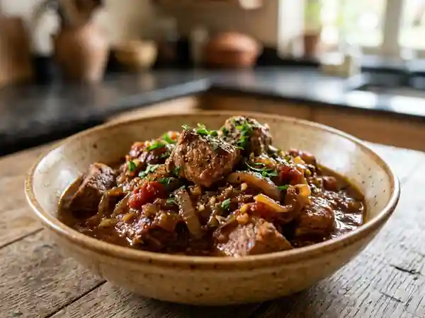 Porc à la cévenole fondant au thym - Photo de présentation