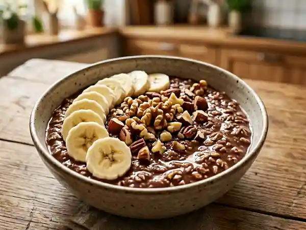 Porridge Cacaoté Crémeux et Banane - Photo de présentation