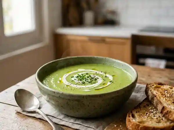 Velouté de laitue onctueux et léger - Photo de présentation