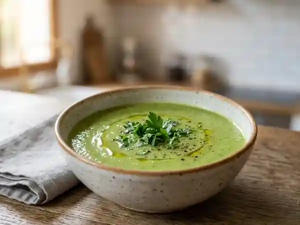 Potage au persil frais : recette facile et savoureuse - Photo de présentation
