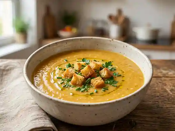 Potage aux légumes variés maison : recette saine et savoureuse - Photo de présentation