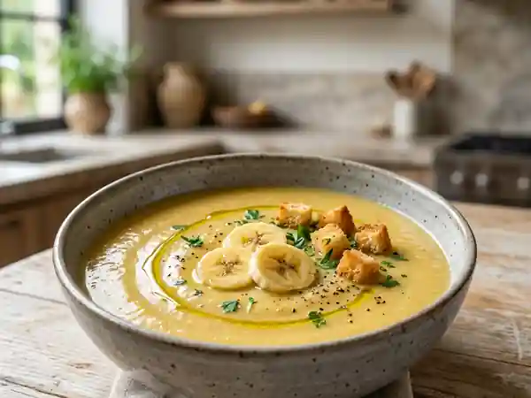 Velouté de banane onctueux à la brésilienne - Photo de présentation