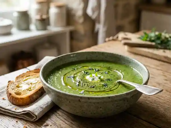 Velouté d'Orties Sauvages et Légumes d'Antan - Photo de présentation