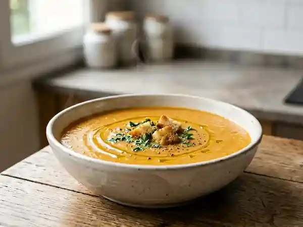 Potage de légumes maison : recette facile et saine - Photo de présentation
